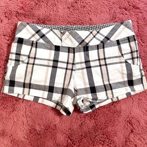 y2k roxy plaid shorts - Picture 2 of 7